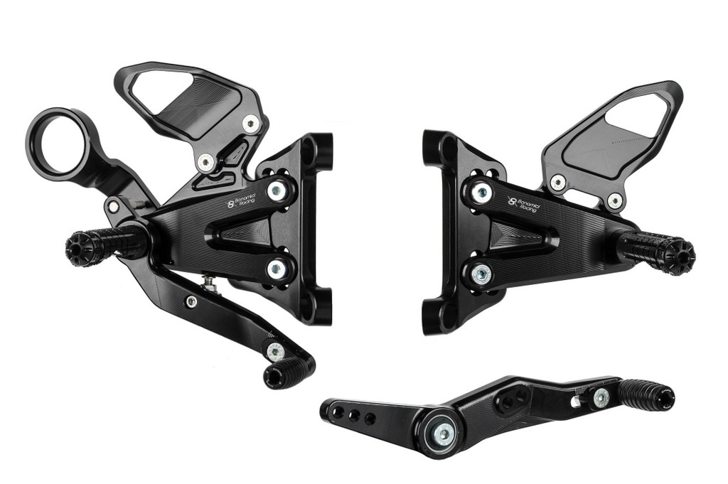 Bonamici Racing Aluminium Rearsets for the BMW S1000R 2021-2023 Bonamici Racing Aluminium Rearsets for the BMW S1000R 2021-2023